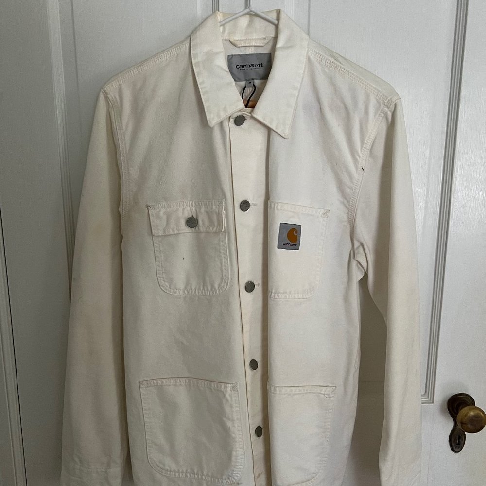 Carhartt WIP Spring Detroit Coat in white